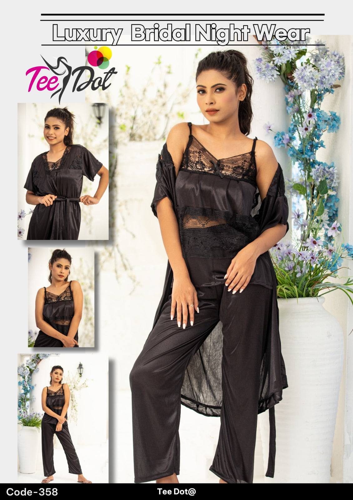 Luxury Bridal Nighty B-0041
