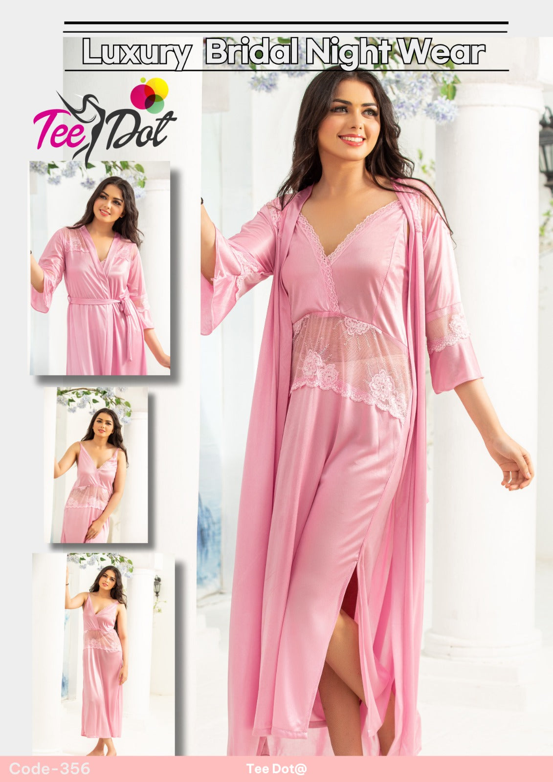 Luxury Bridal Nighty B-0029