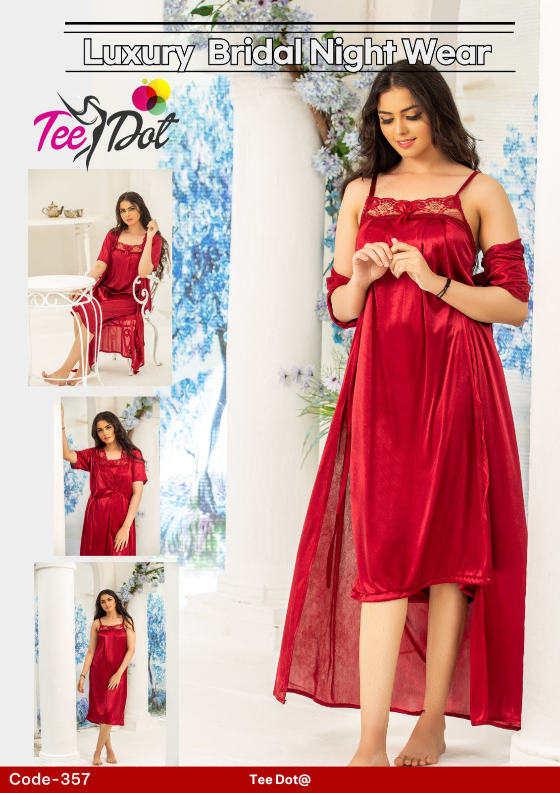 Luxury Bridal Nighty B-0032