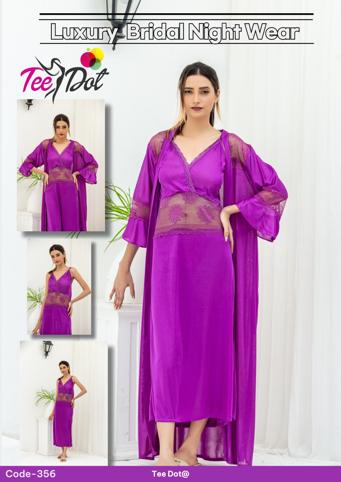 Luxury Bridal Nighty B-0033