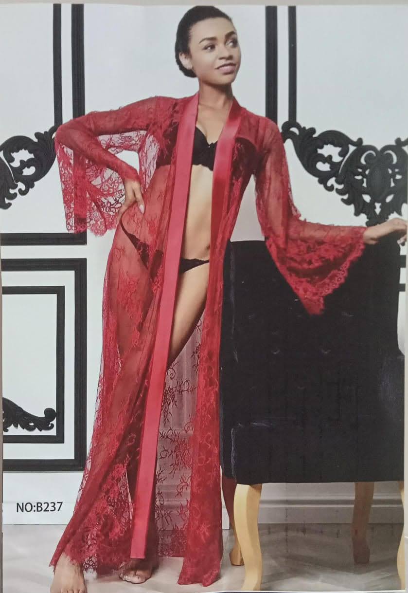 Fancy full sleeves long gown full net stretchable fabric