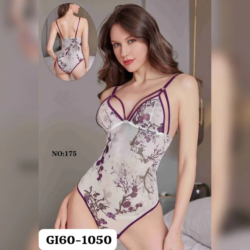Net Babydoll Short Lingerie - Stretchable Fit