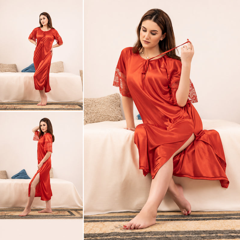 Bridal Nighty Set - Premium Party Nightwear B-0040