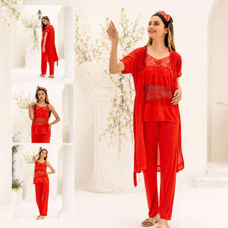 Luxury Bridal Nighty Set - 2 Piece Nightwear B-0039