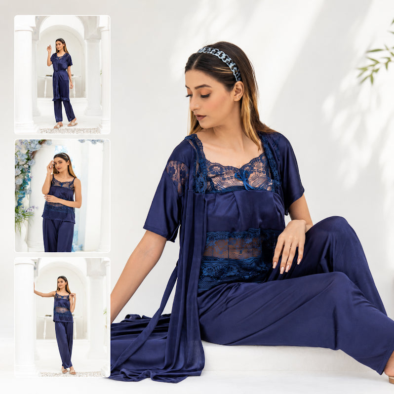 Luxury Bridal Nighty - Soft Premium Nightwear B-0038